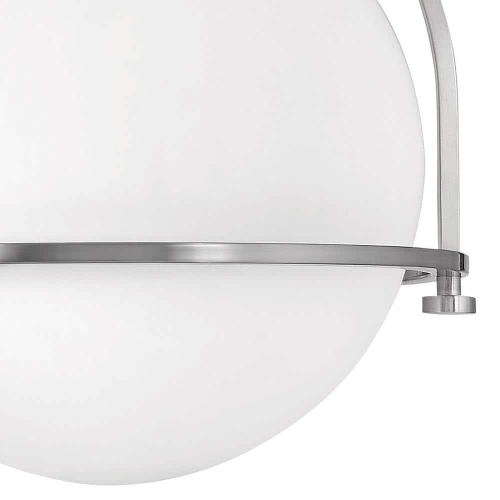 McCormick Hand Blown Glass Semi Flush Mount
