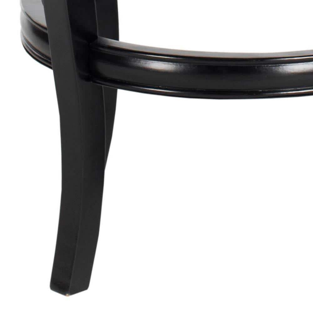 Gitano Swivel Bar Stool - FOX7009 - Black - Safavieh Couture