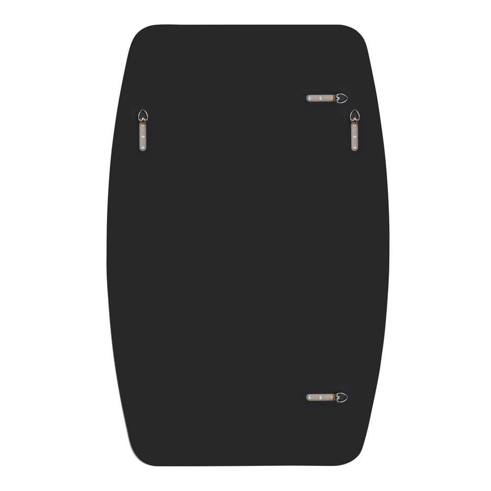 Kate & Laurel All Things Decor 20" x 32" Caskill Irregular Wall Mirror Bronze: Antique-Inspired, Elegant Vanity, No Assembly Required