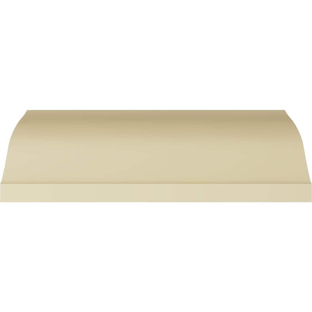 Ekena Millwork SAMPLE - Endurathane Dublin Crown Moulding, 8 3/4"H x 8 3/4"P x 12 3/8"F x 12"L, Factory Primed