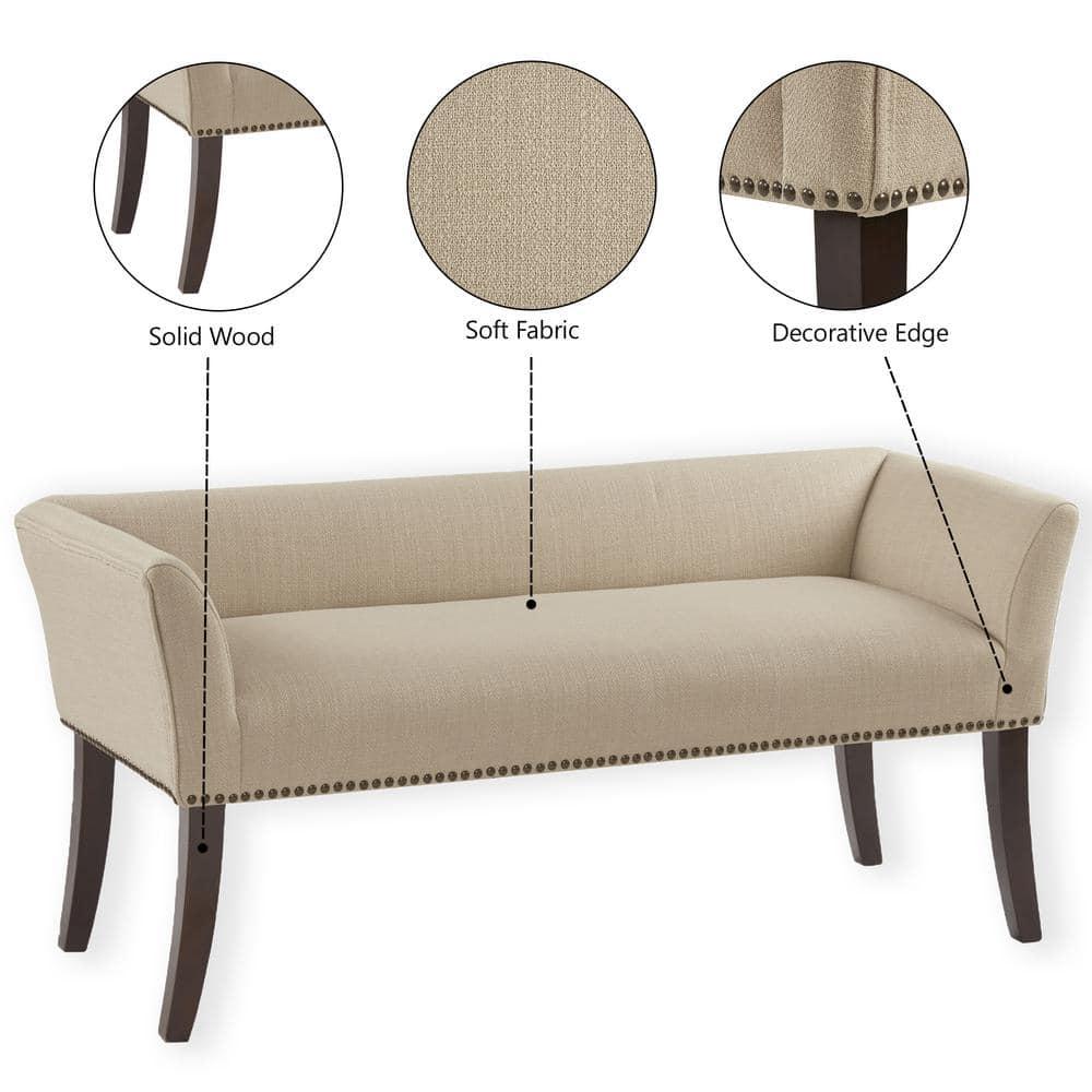 Madera Accent Bench Cream