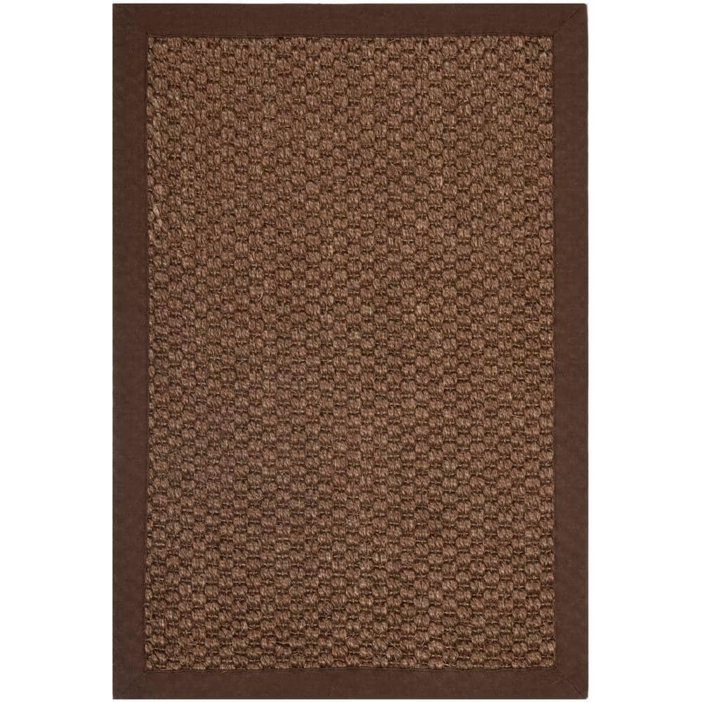 Natural Fiber NF525 Power Loomed Indoor Accent Rug - Chocolate - 2'x3' - Safavieh.