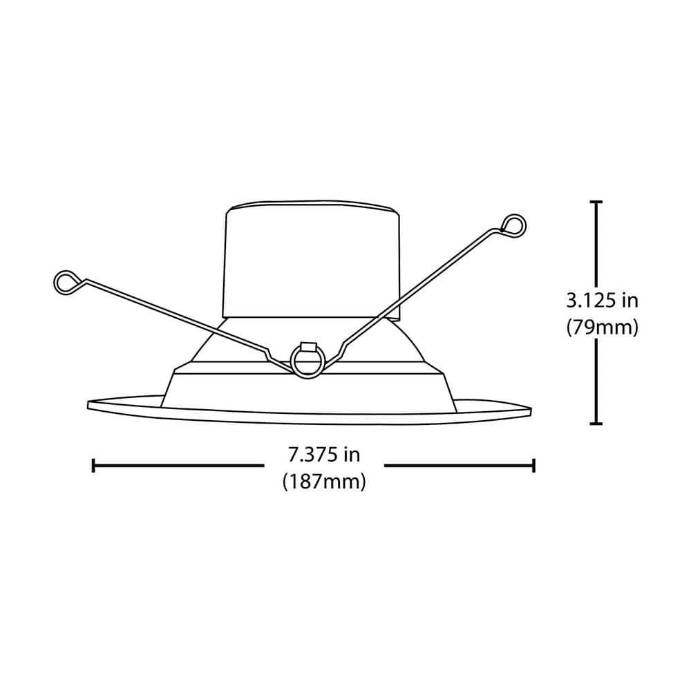 NICOR Lighting Dimmable Circle Flush Mount