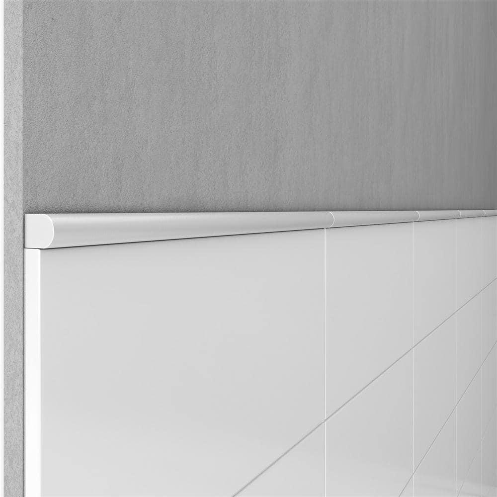 Nichetiles Universal 1/2 in. x 12 in. Glossy Pencil Liner Wall Tile Trim (5 Linear Foot/Case)