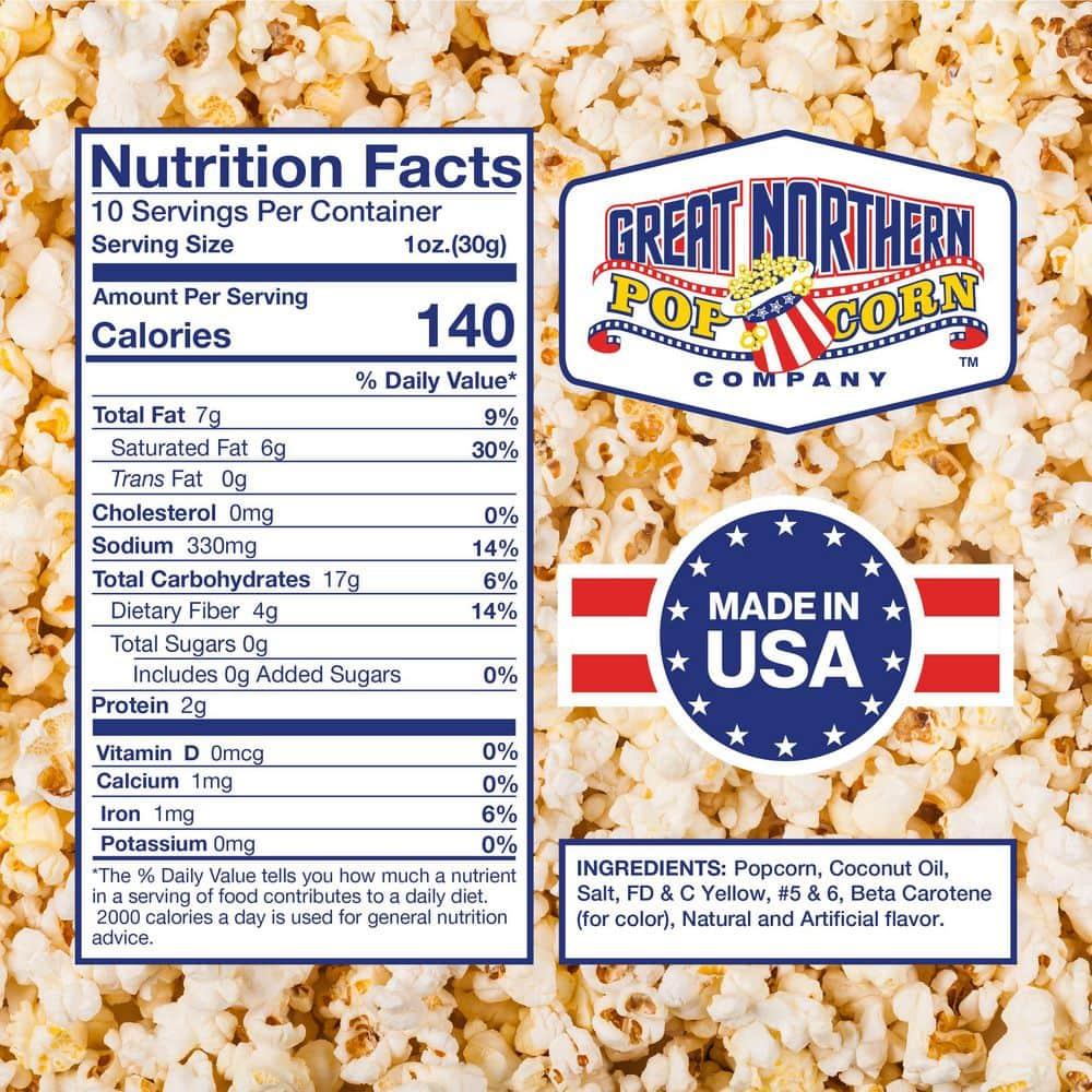 10oz All-in-One Butter Popcorn Packs for Machines, 24 Case
