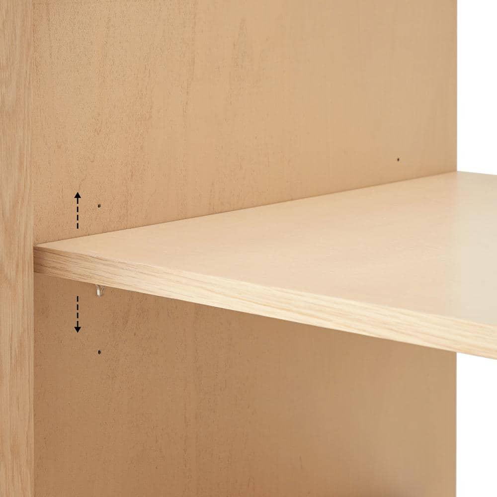 Ariel Kelley 66 Inch Double Sink Base Cabinet In Oak