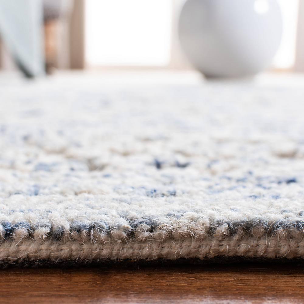 Trace TRC302 Hand Tufted Area Rug - Ivory/Blue - 8'x10' - Safavieh.
