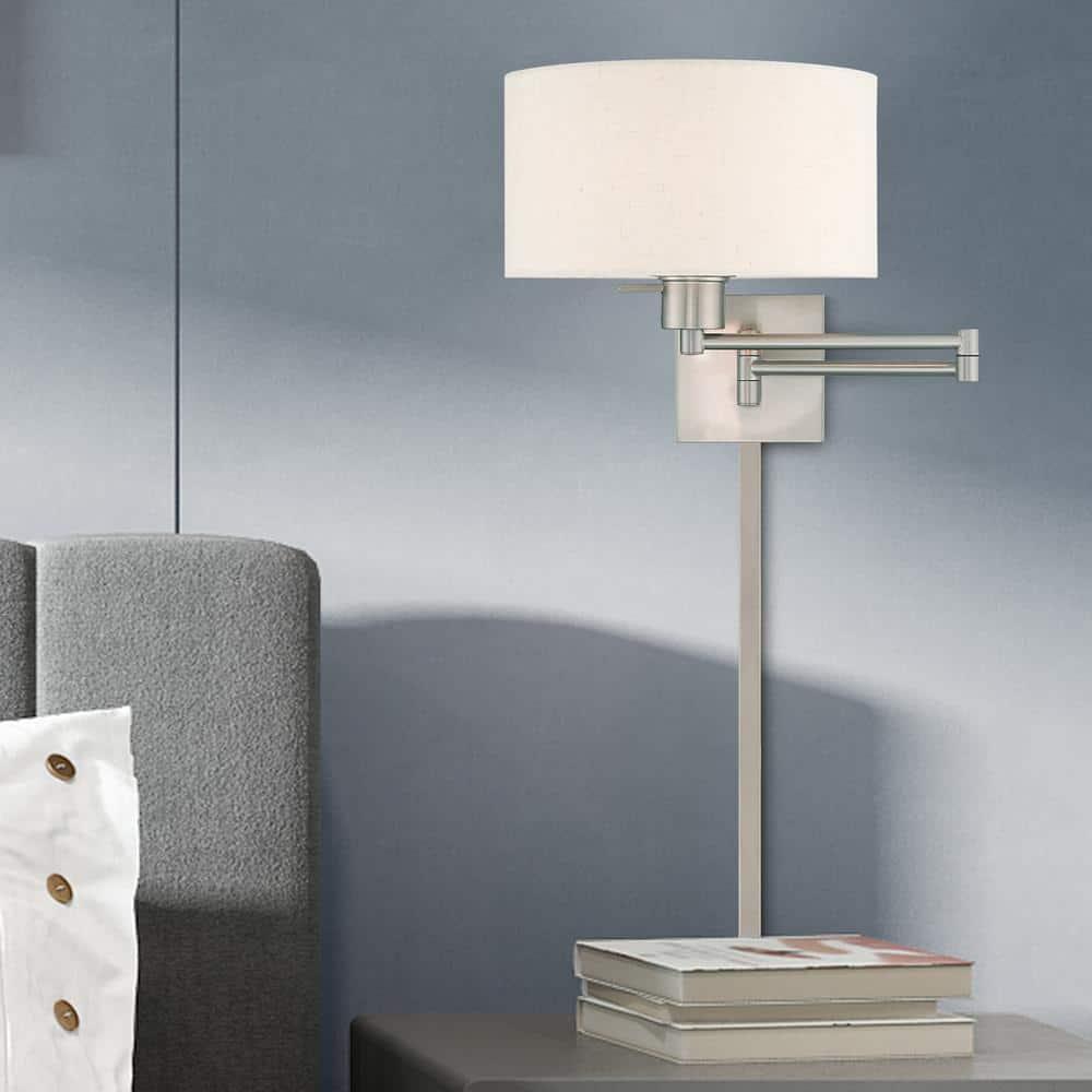 Livex Lighting 1 - Light Wall Light in  Brushed Nickel