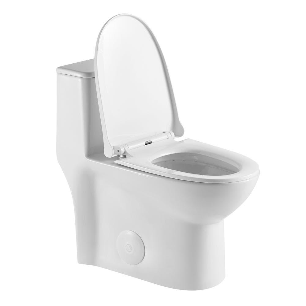 1.1/1.6 GPF Elongated Comfort Height Super Quite Flushing Floor Mounted One-Piece Toilet