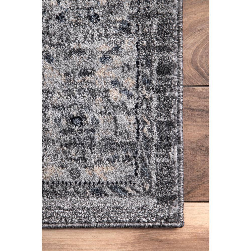 Nuloom Doris Geometric 9x12 Indoor Area Rug for Living Room Bedroom Dining Room Kitchen, Grey/Ivory