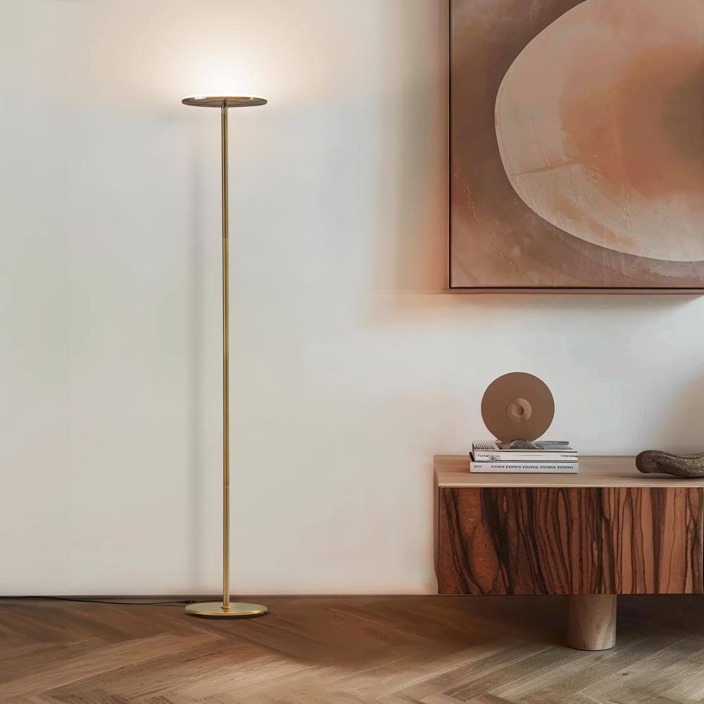 Brightech Sky Industrial 63 in. Dimmable LED Floor Lamp with Adjustable Head
