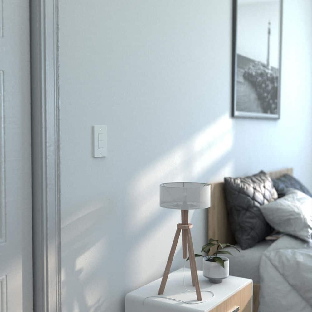 X Series 15 Amp Single Pole/3-Way Matter Smart Wi-Fi Rocker Switch Light Switch, Beige SQR141U1LAWM