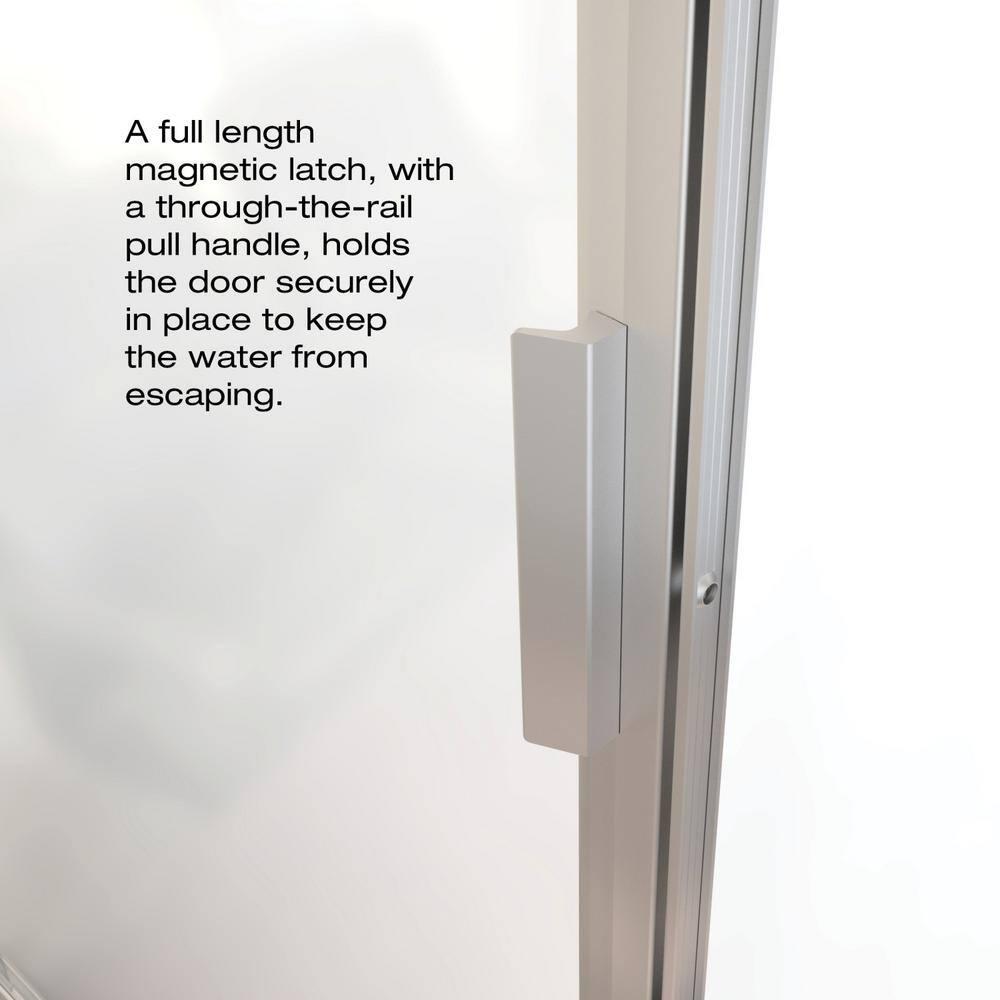 Sopora 22.75" W x 63.5" H Pivot Framed Shower Door