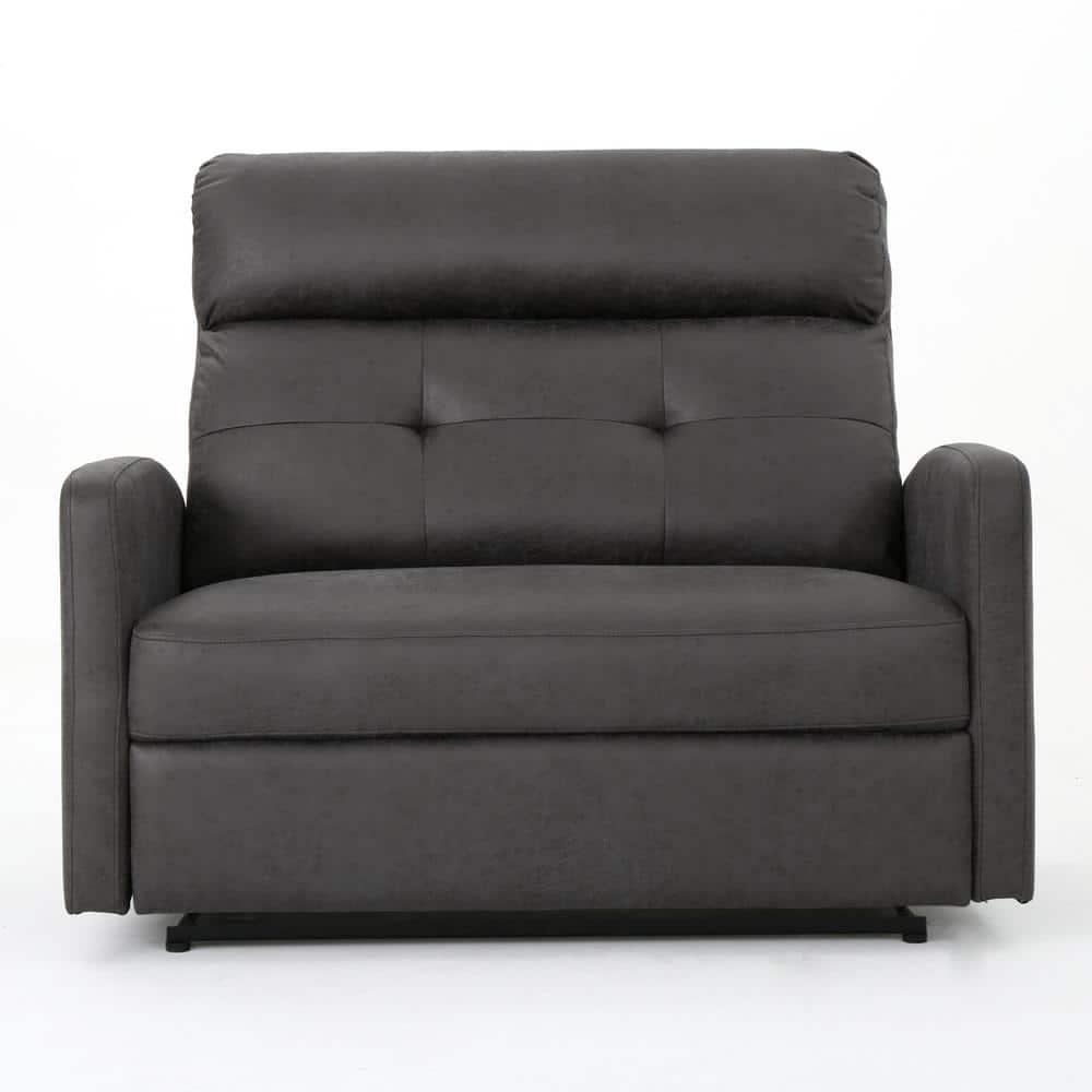 Halima 2-Seater Recliner - Slate - Christopher Knight Home: Upholstered Polyester, Hardwood Frame, 500lb Capacity