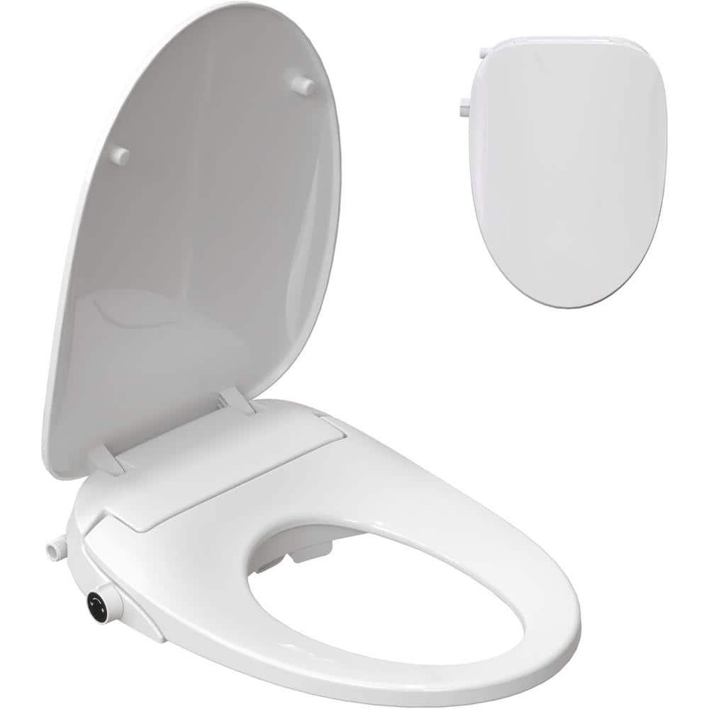 MyDepot Smart Bidet Toilet Seat with Heated Water,Adjustable Washing Settings,Warm Seat,Self-Cleaning
