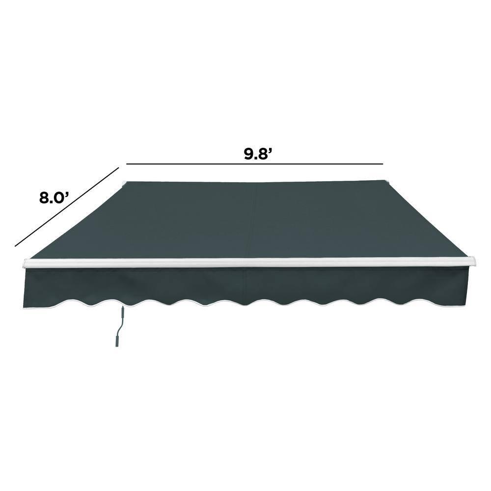 Retractable Patio Awning - White Frame