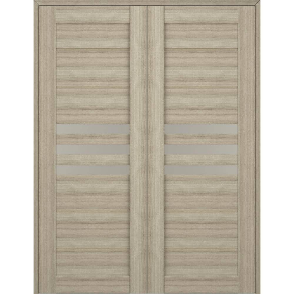 Belldinni Dome Solid Manufactured Wood and Glass Paneled Prefinished French Door