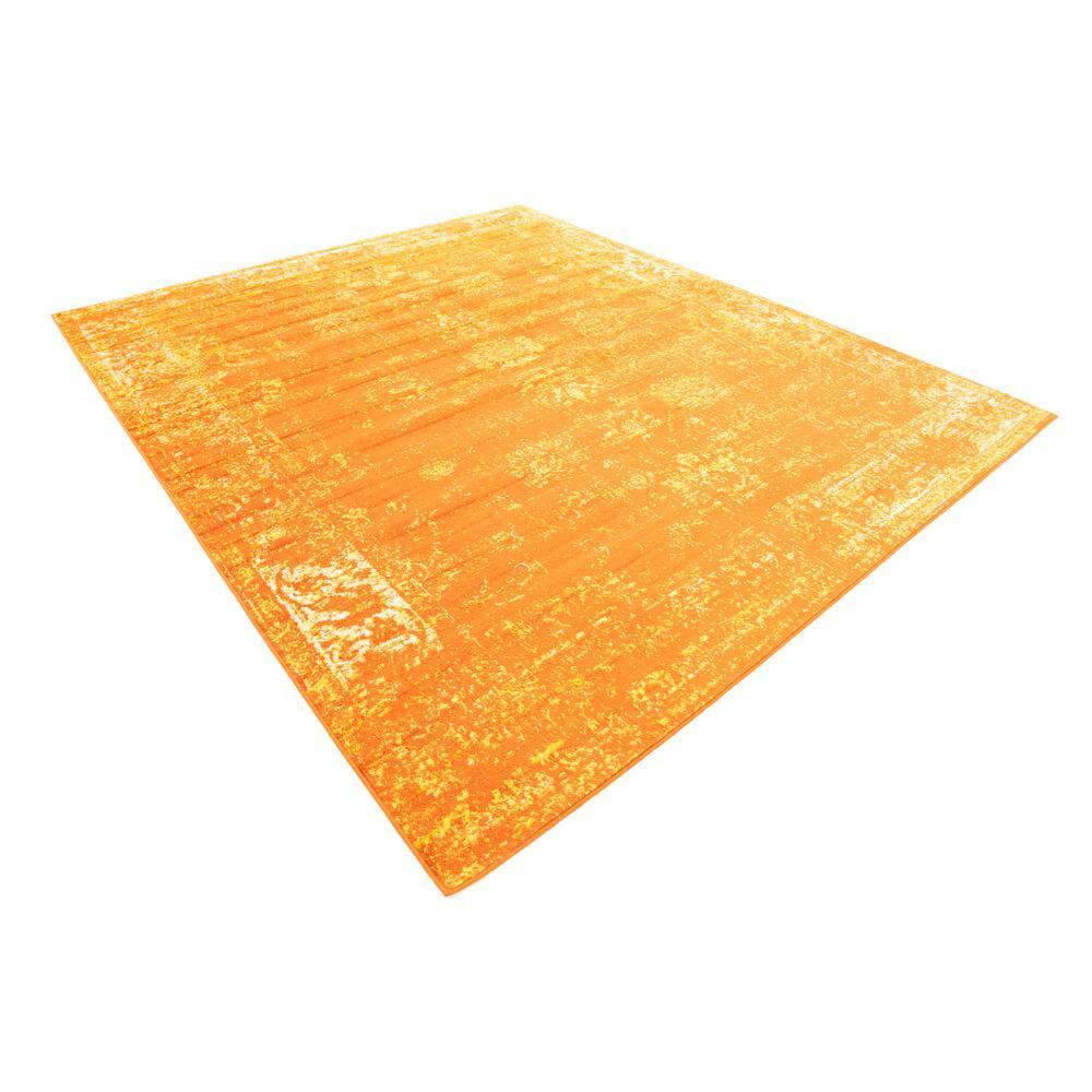 Unique Loom 8' 0 x 10' 0 Sofia Casino Orange Area Rug