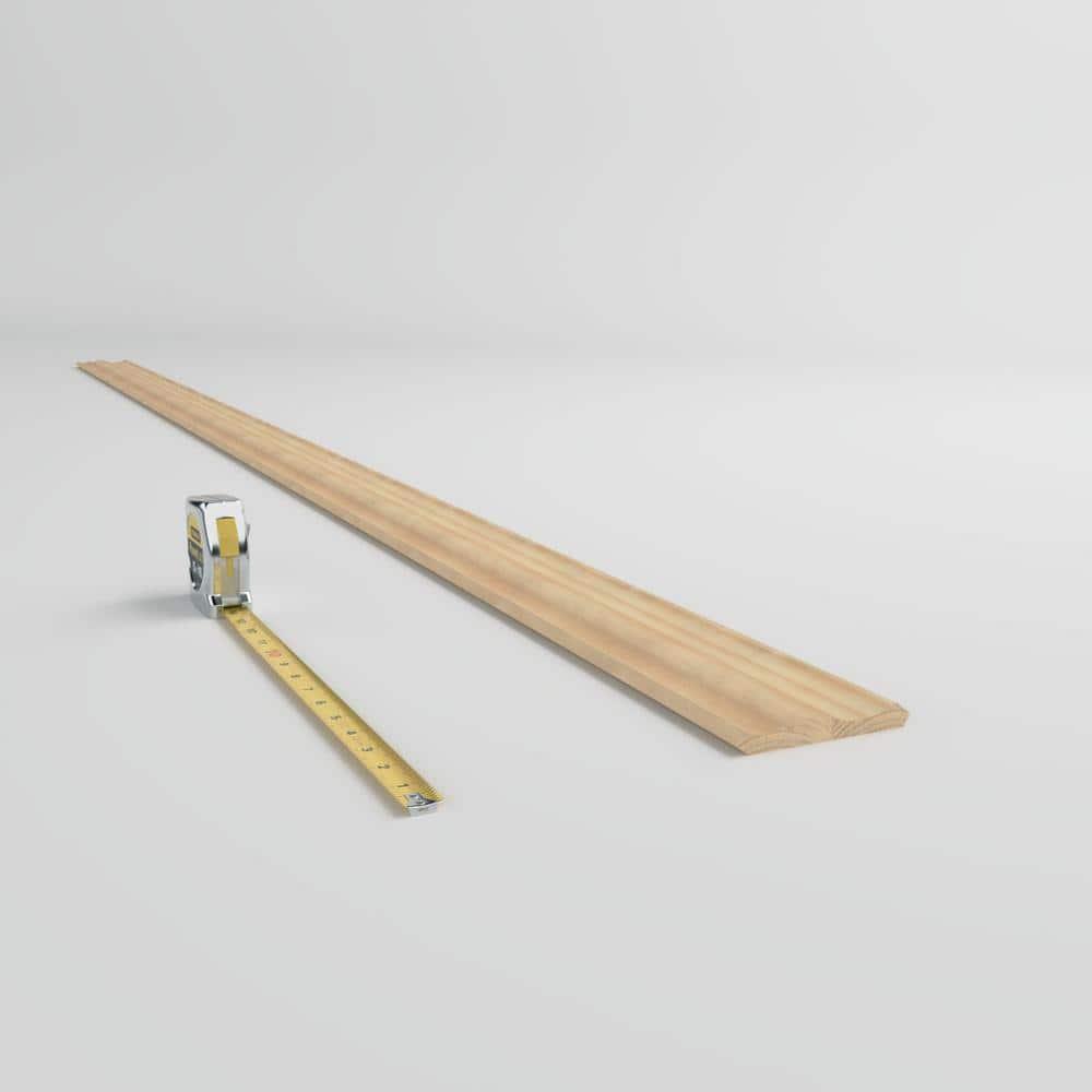 Ekena Millwork WM48 3 3/8"H x 2 5/8"P x 4 1/4"F x 96"L Americraft Solid Hardwood Stain Grade Crown Moulding