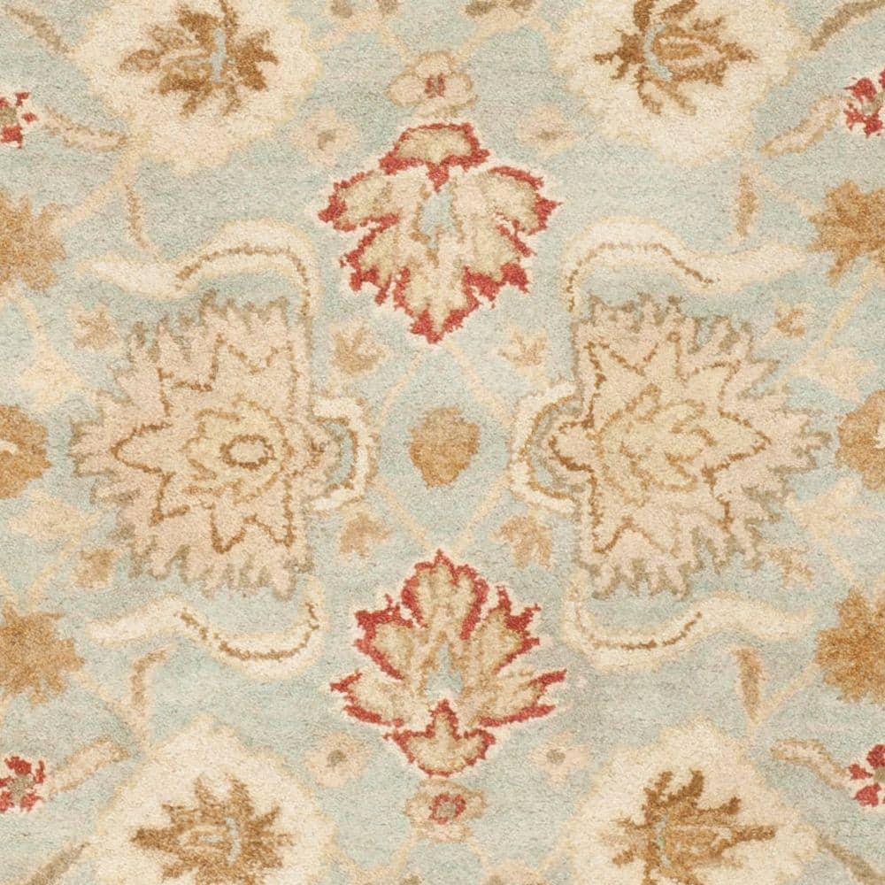 Antiquity AT822 Hand Tufted Area Rug - Grey Blue/Beige - 5'x8' - Safavieh.