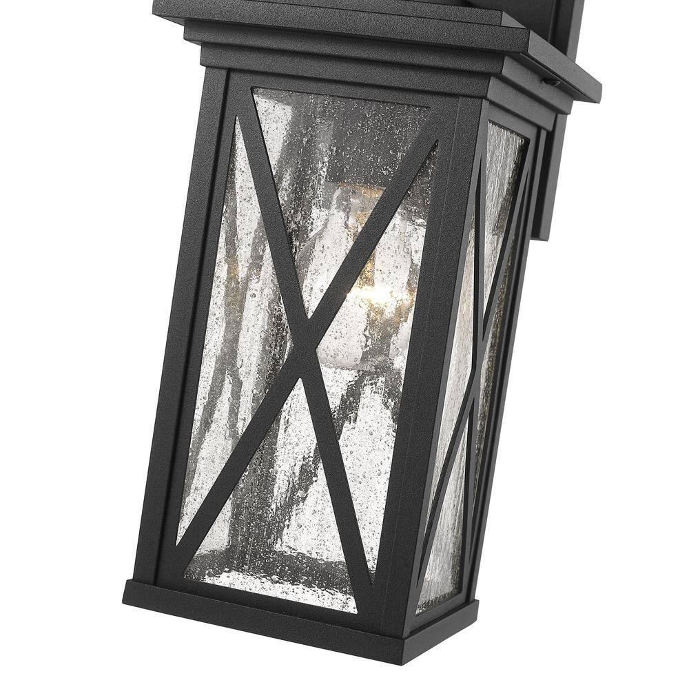 Z-Lite Brookside 1 - Light Wall Light in  Black