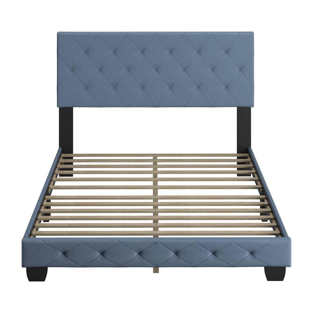 Boyd Sleep Boyd Sleep Chloe Linen Upholstered Bed Frame with Adjustable Headboard, Sturdy Wood Slat System, No Box Spring Required
