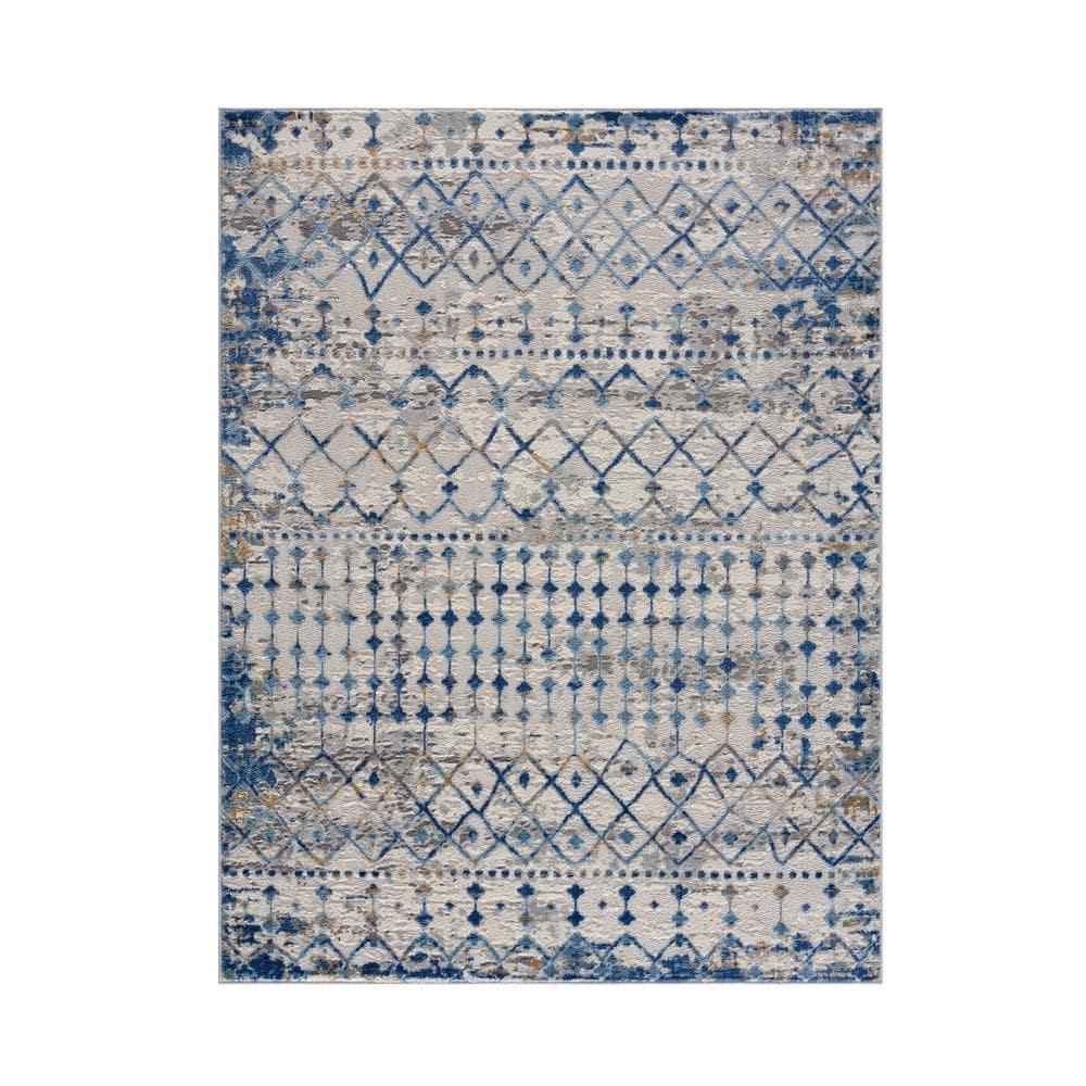 Madison Park Hannah Moroccan Global Woven Area Rug