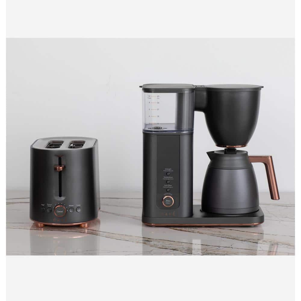 Café ™ Matte Black 10-Cup Drip Coffee Maker with Thermal Carafe
