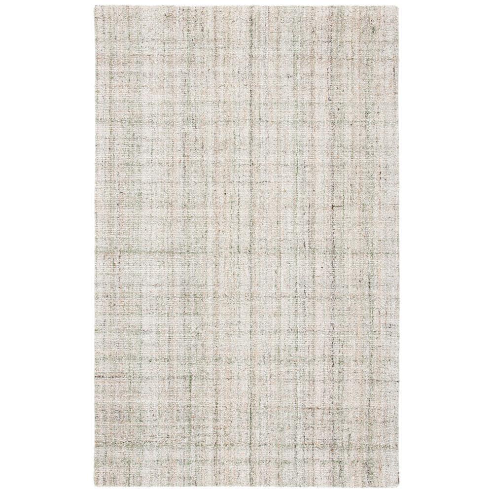 Abstract ABT143 Handmade Indoor Area Rug - Green/Sage - 6'x9' - Safavieh