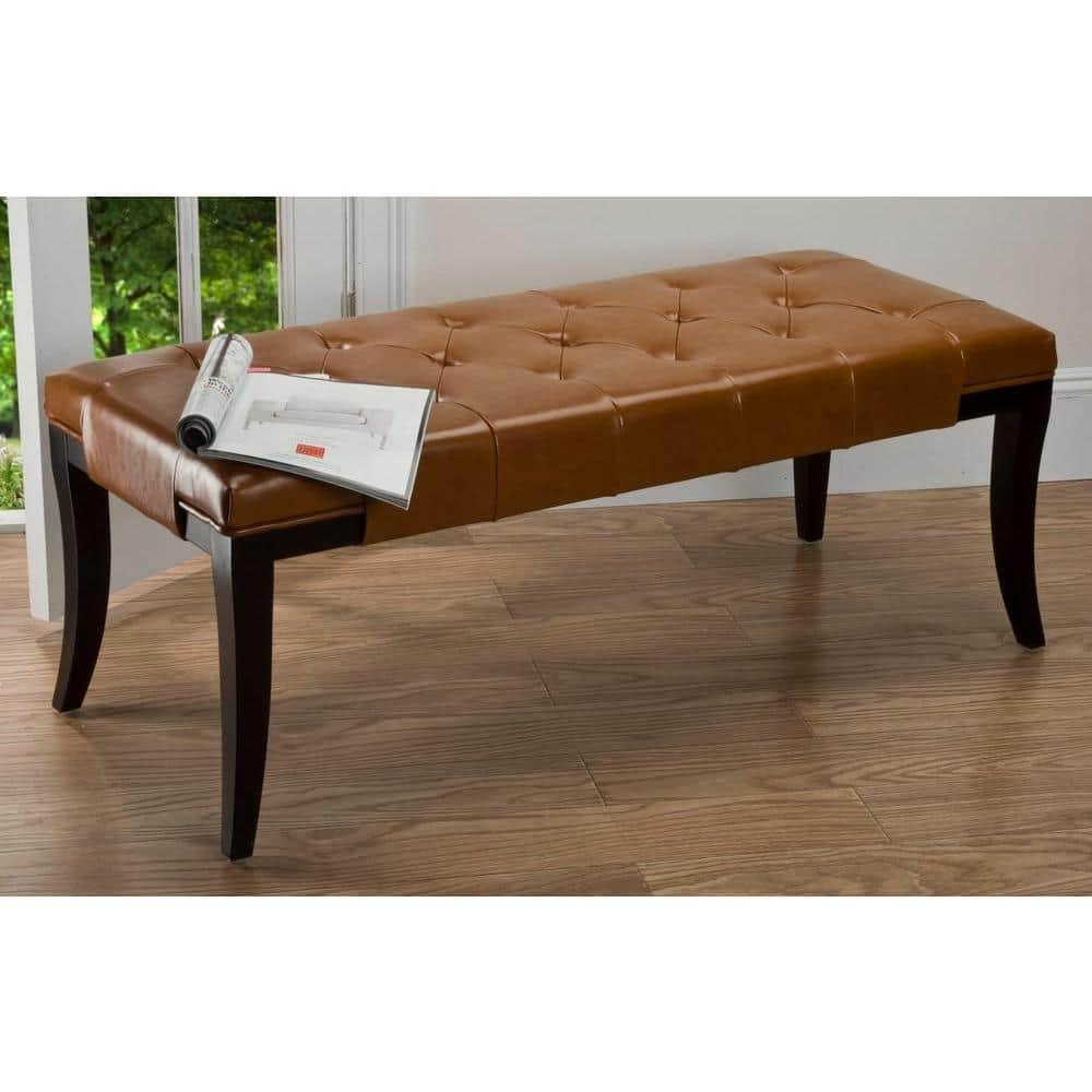 Tyler Bench - Saddle - Safavieh