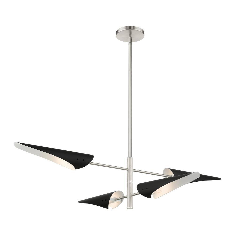 Livex Lighting Capistrano 4 - Light Pendant in  Brushed Nickel