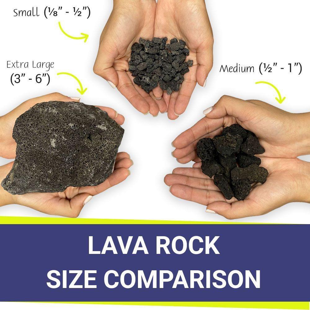 American Fireglass Lava Rock - 10 lbs.