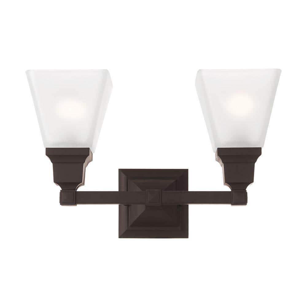 Livex Lighting Mission 2 - Light Vanity in  Polished Chrome