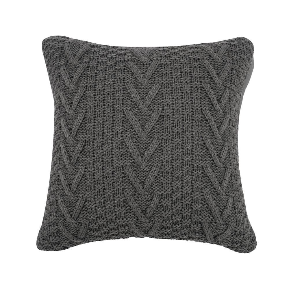 EverGrace Ratree Chunky Reversible Throw Pillow
