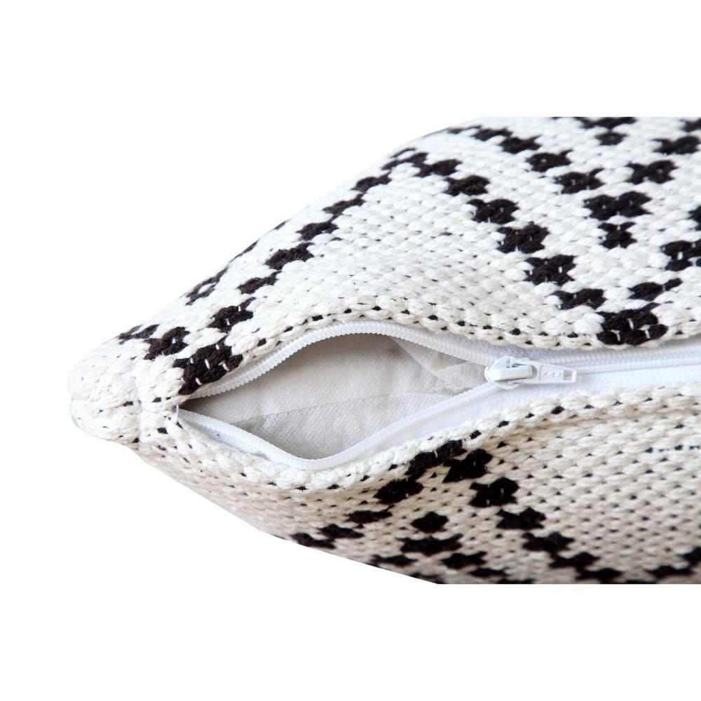 ZeaZu Chevron Cotton Reversible Throw Pillow