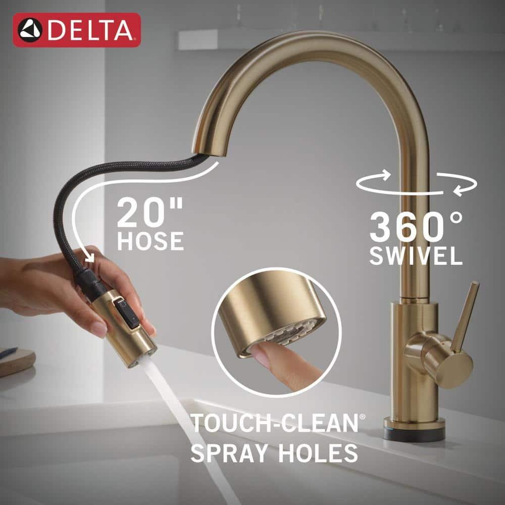 Trinsic Pull Down Sprayer Touch Kitchen Sink Faucet, Touch Control Kitchen Faucet