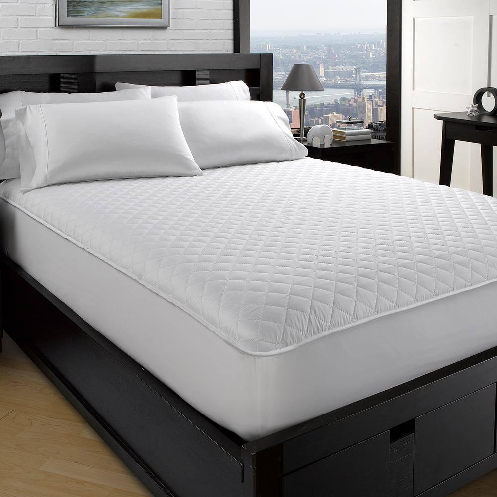 Ella Jayne Classic Quilted Mattress Pad  -  Twin