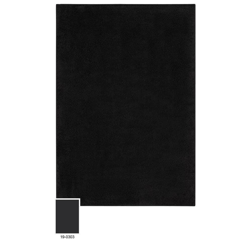 Nourison Essentials Easy Care Indoor Outdoor Area Rug - Black 5' x 7'
