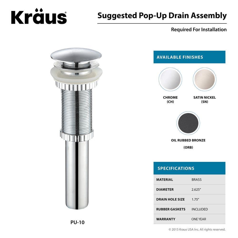KRAUS Elavo™ Thin Ceramics Vessel Bathroom Sink
