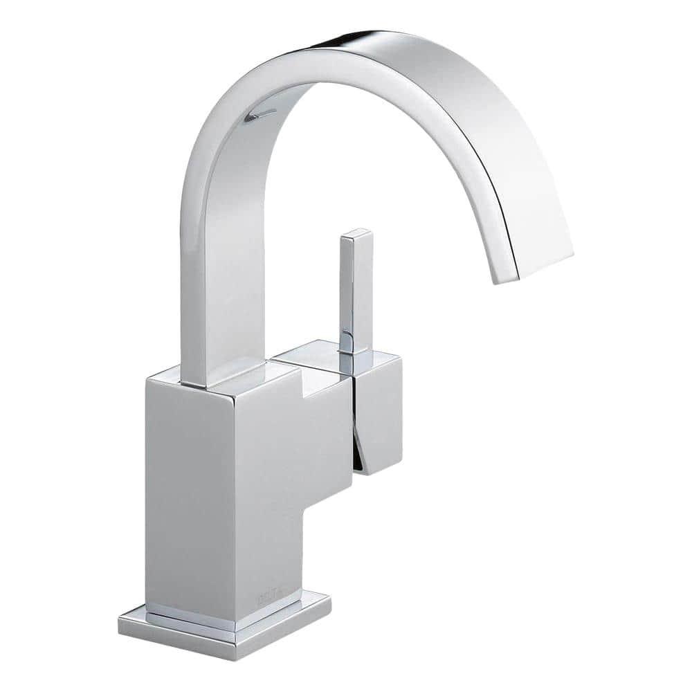 Vero Single Hole Bathroom Faucet with Drain Assembly, Single Handle Bathroom Sink Faucet
