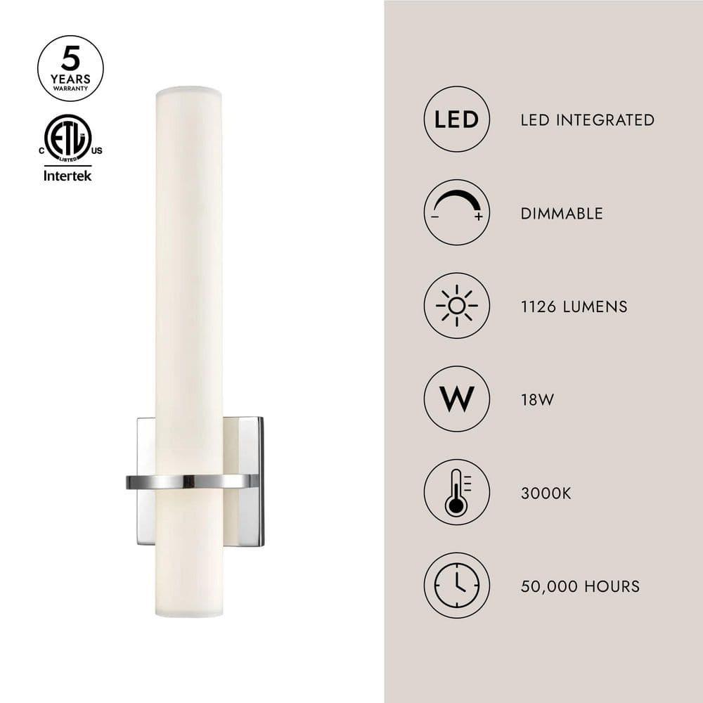 Bhutan Steel LED Wallchiere