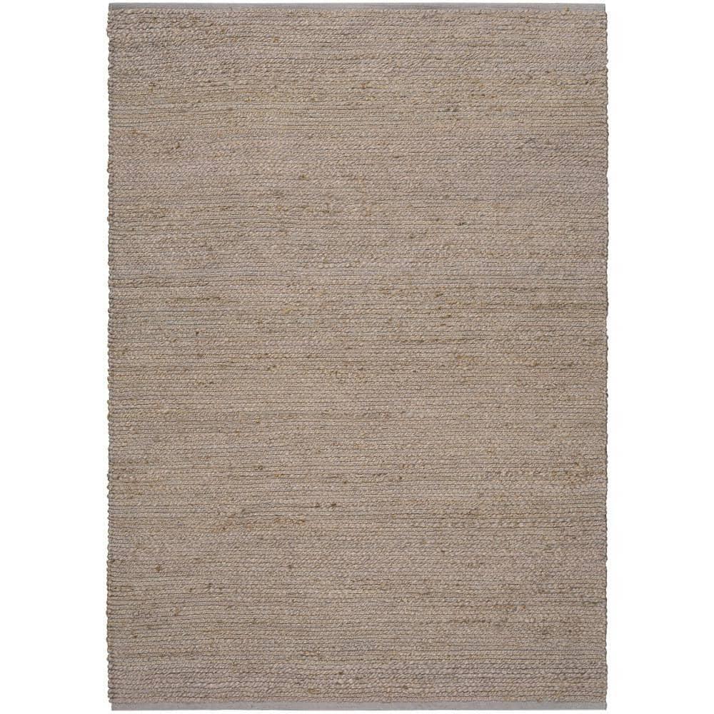 Nourison Natural Jute Grey Farmhouse Indoor Rug