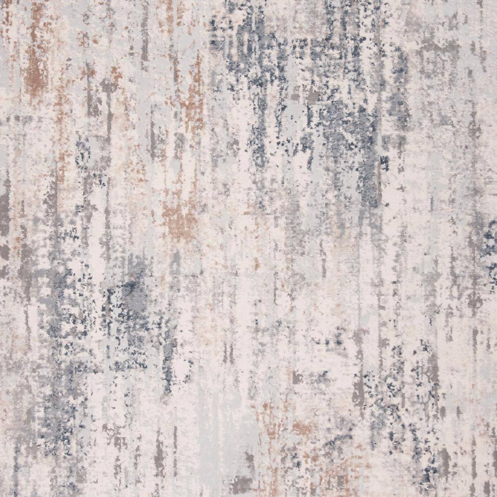 Invista INV432 Power Loomed Area Rug - Cream/Grey - 6'7"x6'7" - Safavieh.