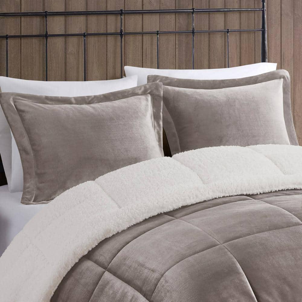 Woolrich Alton Plush to Sherpa Down Alternative Comforter Set