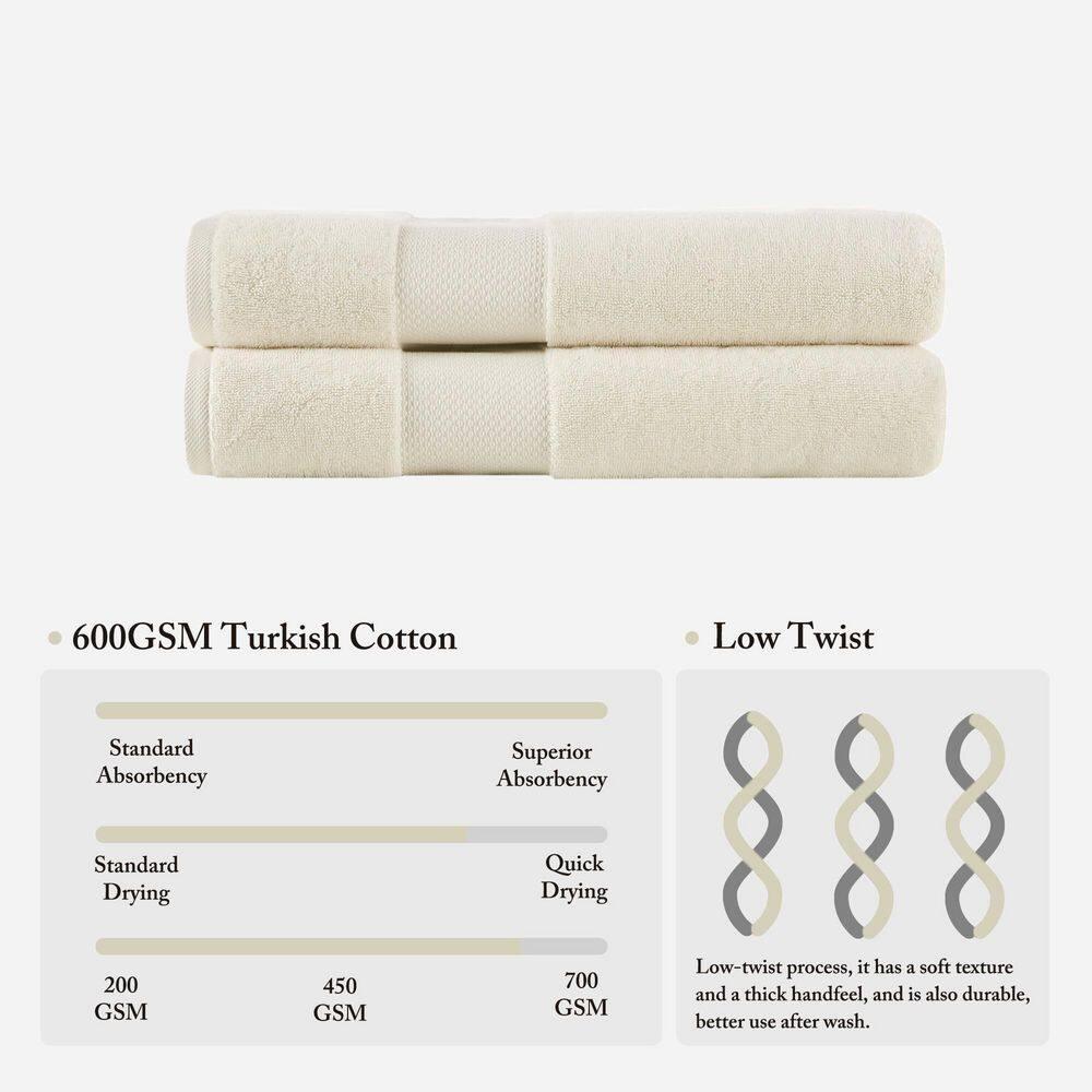 Madison Park Signature Turkish 100% Cotton Bath Sheet 2 Piece Set (Set of 2)