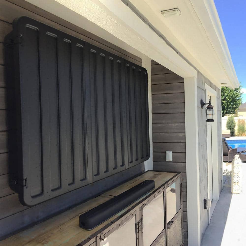 Storm Shell Black OUTDOOR TV ENCLOSURE