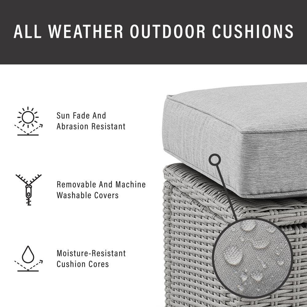 Lawson Wicker Outdoor Ottoman