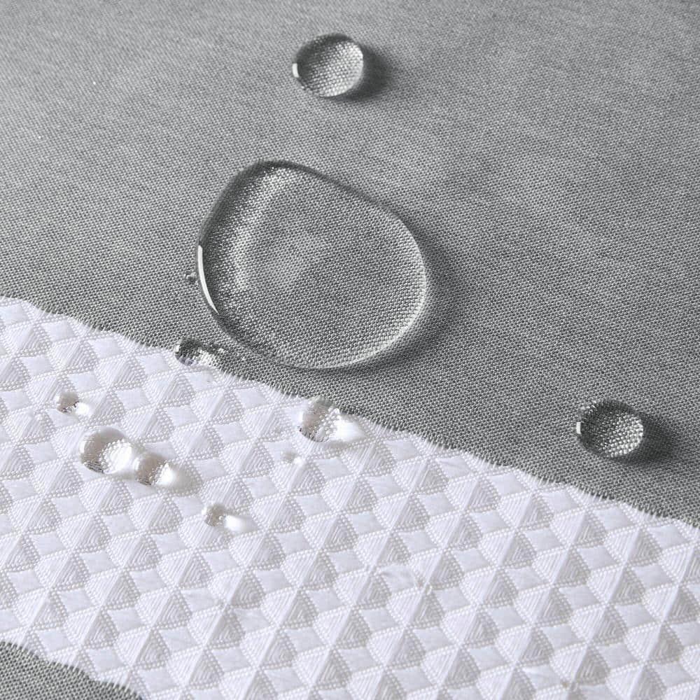 Spa Waffle Shower Curtain with 3M Treatment
