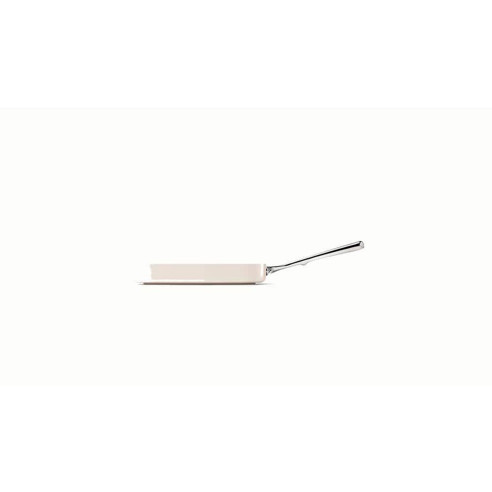 Caraway Home 11.02" Nonstick Square Grill Fry Pan Cream