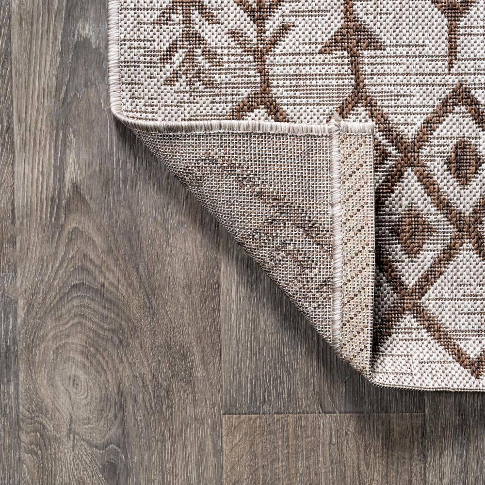 3'x5' Tokay Bohemian Geometric Indoor/Outdoor Area Rug, Beige/Brown - JONATHAN Y